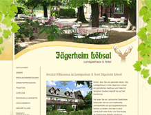 Tablet Screenshot of jaegerheim-loebsal.de